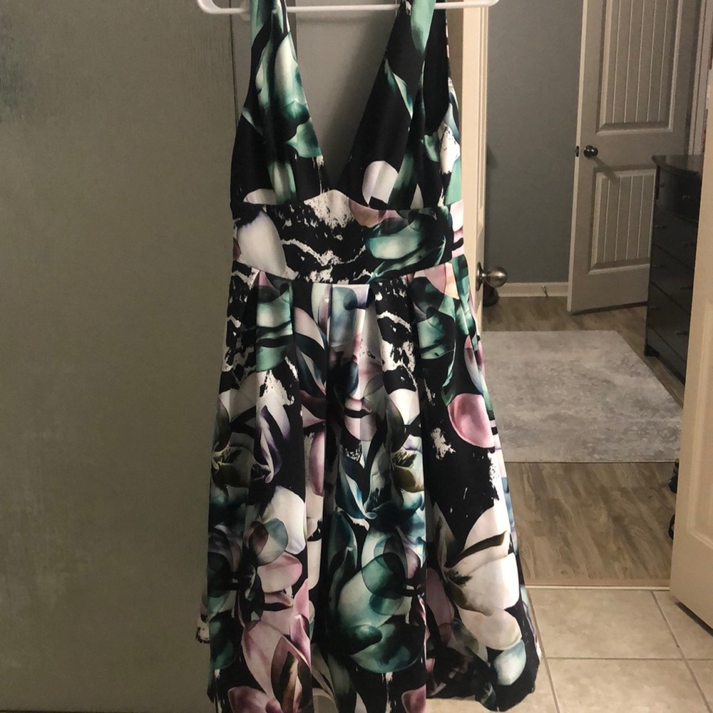 Bebe Floral Formal Dress